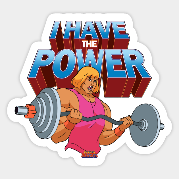 He-Lifts Sticker by Batang 90s Art